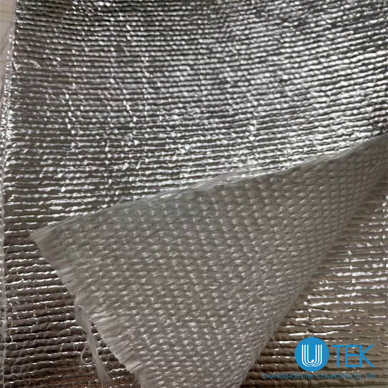 Aluminum coated fiberglass fabric